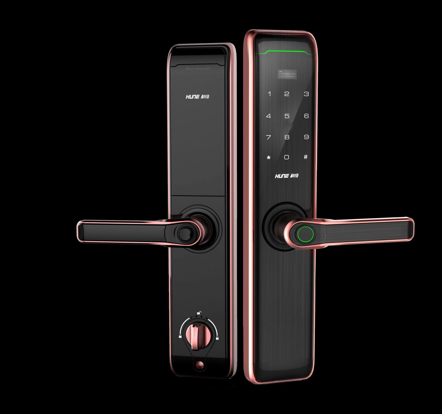 KHÓA VÂN TAY HUNE 918-I8-F - Ảnh 1